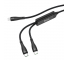 Cablu Date si Incarcare USB-C - USB-C HOCO U102 Super, 100W, 1.2m, Negru