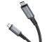 Cablu Date si Incarcare USB Type-C la USB Type-C HOCO US01, 1.8 m, Gen 2, Suport Video 4K, PD 100W, Negru
