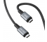 Cablu Date si Incarcare USB Type-C la USB Type-C HOCO US01, 1.8 m, Gen 2, Suport Video 4K, PD 100W, Negru