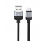 Cablu Date si Incarcare USB-A - USB-C Borofone BX28 Dignity, 18W, 1m, Gri
