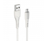 Cablu Date si Incarcare USB-A - microUSB Borofone BX37 Wieldy, 18W, 1m, Alb