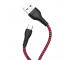 Cablu Date si Incarcare USB-A - microUSB Borofone BX39 Beneficial, 18W, 1m, Rosu