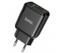 Incarcator Retea HOCO N5, 20W, 3A, 1 x USB-A - 1 x USB-C, Negru