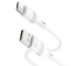 Cablu Date si Incarcare USB-A - microUSB Borofone BX43 CoolJoy, 18W, 1m, Alb