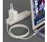 Cablu Date si Incarcare USB-C - USB-C Borofone BX44, 100W, 1m, Alb