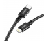 Cablu Date si Incarcare USB Type C la Lightning HOCO X14 Double Speed, 1 m, PD 20W, Negru 
