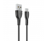 Cablu Date si Incarcare USB-A - microUSB Borofone BX51 Triumph, 18W, 1m, Negru