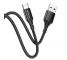 Cablu Date si Incarcare USB la USB Type-C Borofone BX54 Ultra bright, 1 m, 2.4A, Negru 