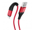 Cablu Date si Incarcare USB-A - Lightning HOCO X38 Cool, 18W, 1m, Rosu