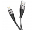 Cablu Date si Incarcare USB-A - Lightning HOCO X57 Blessing, 18W, 1m, Negru