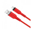 Cablu Date si Incarcare USB-A - Lightning HOCO X59 Victory, 18W, 1m, Rosu