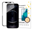 Folie de protectie Ecran WZK pentru Apple iPhone 14 / 13 Pro / 13, Sticla Securizata, Full Glue, Neagra