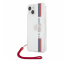 Husa pentru Apple iPhone 13 mini, U.S. Polo, Tricolor Vertical Stripes, Transparenta USHCP13SKSTTR
