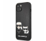 Husa Piele - Plastic Karl Lagerfeld & Choupette pentru Apple iPhone 13, Neagra KLHCP13MPCUSKCBK 