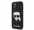 Husa TPU Karl Lagerfeld Head pentru Apple iPhone 13, Neagra KLHCP13MSLKHBK 