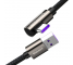 Cablu Incarcare USB la USB Type-C Baseus Legend Elbow, 2 m, 66W, Negru CATCS-C01 