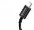 Cablu Date si Incarcare USB la MicroUSB Baseus Superior Series, 1 m, 2A, Negru CAMYS-01 