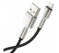 Cablu Date si Incarcare USB la Lightning Baseus Cafule Series Metal, 1 m, 2.4A, Negru CALJK-A01 