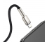 Cablu Date si Incarcare USB la Lightning Baseus Cafule Series Metal, 2 m, 2.4A, Negru CALJK-B01 
