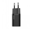 Incarcator Retea cu Cablu Lightning Baseus Super Si, 20W, 3A, 1 x USB-C, Negru TZCCSUP-B01