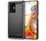 Husa TPU Tech-Protect Carbon pentru Xiaomi 11T / Xiaomi 11T Pro, Neagra 