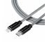 Cablu Date si Incarcare USB Type-C la Lightning Tactical Fast Rope Kevlar, 2 m, Gri 