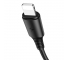 Cablu Date si Incarcare USB-A - Lightning Borofone BX47 Coolway, 18W, 1m, Negru