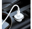 Incarcator Auto cu Cablu Lightning Borofone BZ12B, 18W, 3A, 1 x USB-C, Alb