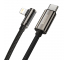 Cablu Incarcare USB Type-C la Lightning Baseus Legend Elbow, 2 m, PD, 20W, Negru CATLCS-A01 
