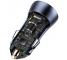 Incarcator Auto Baseus Golden Contactor Pro Dual, 40W, 3A, 2 x USB-A, Gri CCJD-A0G