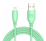 Cablu Date si Incarcare USB-A - Lightning Tellur, 15W, 1m, Verde TLL155398