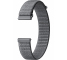 Curea Ceas Samsung Galaxy Watch4 / Galaxy Watch4 Classic / Galaxy Watch5 / Galaxy Watch5 Pro, Fabric Band, S/M, Gri ET-SVR86MJEGEU 