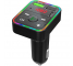 Modulator FM Bluetooth OEM F2, Mp3 Player, Buton de apel, 2x USB, Negru 