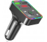 Modulator FM Bluetooth OEM F2, Mp3 Player, Buton de apel, 2x USB, Negru 