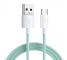 Cablu Date si Incarcare USB la USB Type-C SiGN Boost, 1 m, 2.4A, Verde SN-AUSBCG1M 