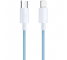 Cablu Date si Incarcare USB Type-C la Lightning SiGN Boost, 1 m, 20W, Bleu SN-CLIGHTB1M 