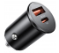 Incarcator Auto USB XO Design CC43, Quick Charge, 45W, 1 X USB - 1 X USB Tip-C, Negru 