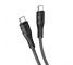 Cablu Date si Incarcare USB-C - USB-C HOCO X67 Nano, 60W, 1m, Negru