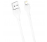 Cablu Date si Incarcare USB la Lightning XO Design NB200, 1 m, 2.1 A, Alb