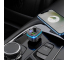 Modulator FM Bluetooth HOCO E62 Fast, Buton Apel, 2 X USB - 1 X USB Type-C, Negru 