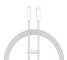 Cablu Date si Incarcare USB-C - Lightning Baseus Dynamic Fast Charging, 20W, 2m, Alb CALD000102 