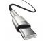 Cablu Date si Incarcare USB-C - USB-C Baseus Cafule, 100W, 1m, Negru CATJK-C01