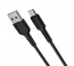 Cablu Date si Incarcare USB-A - microUSB Borofone BX16, 18W, 1m, Negru
