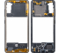 Carcasa Mijloc Samsung Galaxy A41 A415, Neagra, Service Pack GH98-45511A 