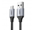 Cablu Date si Incarcare USB-A - microUSB UGREEN US290, 18W, 1.5m, Negru