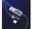 Cablu Date si Incarcare USB la USB Type-C UGREEN US284, Angled 90, 2 m, 3A, Negru 