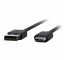 Cablu Date si Incarcare USB la USB Type-C Spacer 2.4A, 1 m, Negru SPDC-mUSB TYPE C 