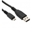 Cablu Date si Incarcare USB la MicroUSB Spacer, 1 m, Fast charging, 2.4A, Full cooper, Negru SPDC-mUSB 