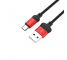 Cablu Date si Incarcare USB-A - microUSB Borofone BX28 Dignity, 18W, 1m, Rosu