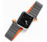 Bratara Ceas DUX DUCIS Magnetic pentru Apple Watch Series, 41/40/38mm, Gri Portocalie 
